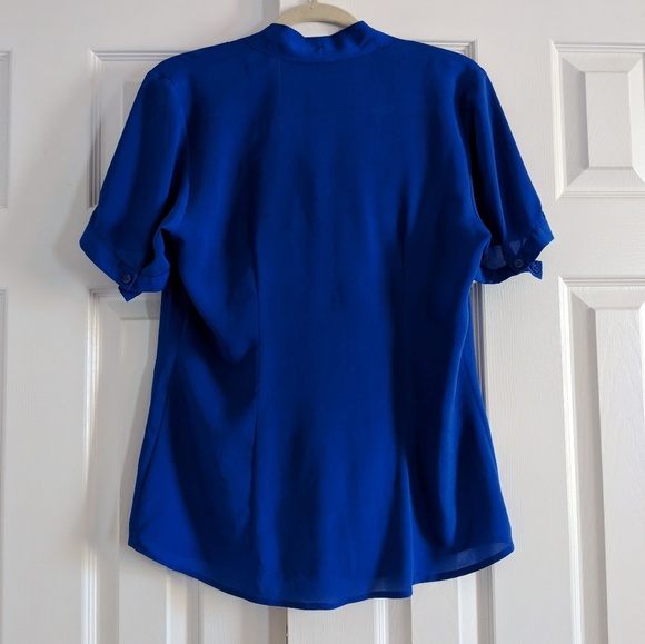 The Limited blue button down blouse - Picture 2 of 3